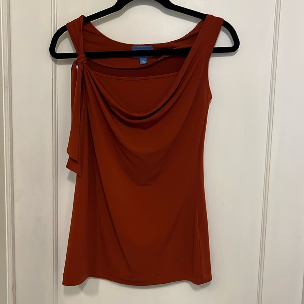 Simply Vera by Vera Wang burnt orange sleeveless top